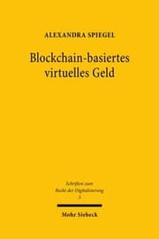 Cover von Blockchain-basiertes virtuelles Geld