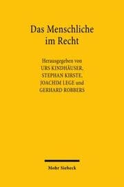 Cover von Das Menschliche im Recht