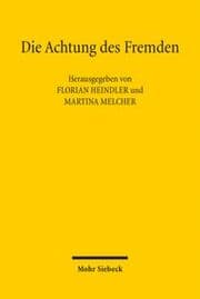 Cover von Die Achtung des Fremden