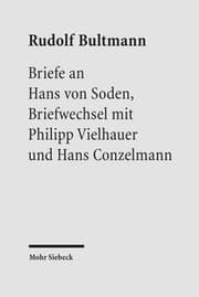 Cover von Briefe an Hans von Soden. Briefwechsel mit Philipp Vielhauer und Hans Conzelmann