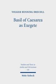 Cover von Basil of Caesarea as Exegete