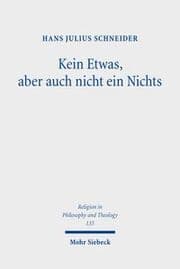 Cover von Kein Etwas, aber auch nicht ein Nichts