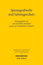 Cover von Spionageabwehr und Sabotageschutz