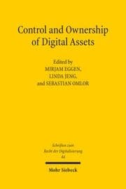 Cover von Control and Ownership of Digital Assets