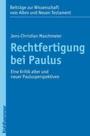 Cover von Rechtfertigung bei Paulus