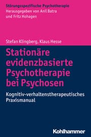 Cover von Stationäre evidenzbasierte Psychotherapie bei Psychosen