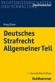 Cover von Deutsches Strafrecht Allgemeiner Teil