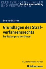 Cover von Grundlagen des Strafverfahrensrechts