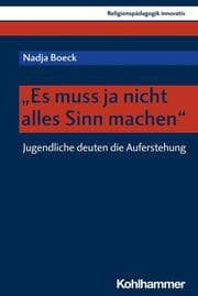 Cover von 'Es muss ja nicht alles Sinn machen'