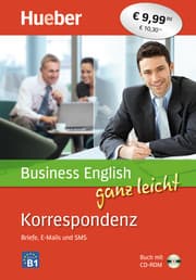 Cover von Business English ganz leicht: Korrespondenz - Briefe, E-Mails und SMS