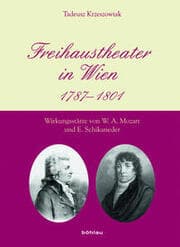 Cover von Freihaustheater in Wien 1787-1801