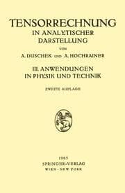 Cover von Grund?üge der Tensorrechnung in Analytischer Darstellung