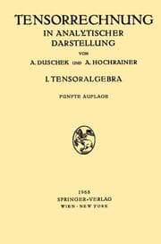 Cover von Grundzüge der Tensorrechnung in Analytischer Darstellung