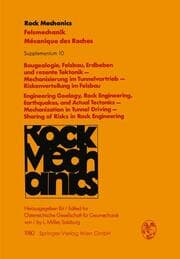 Cover von Baugeologie, Felsbau, Erdbeben und rezente Tektonik Mechanisierung im Tunnelvortrieb Riskenverteilung im Felsbau / Engineering Geology, Rock Engineering, Earthquakes, and Actual Tectonics Mechanization in Tunnel Driving Sharing of Risks in Rock Eng
