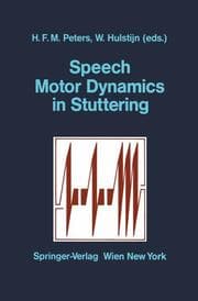 Cover von Speech Motor Dynamics in Stuttering