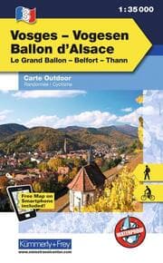 Cover von Kümmerly+Frey Outdoorkarte Vogesen/Vosges, Ballon d'Alsace 1:35.000