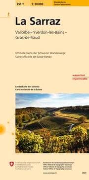 Cover von 251T La Sarraz Wanderkarte