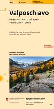 Cover von 469T Valposchiavo Wanderkarte