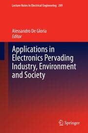 Cover von Applications in Electronics Pervading Industry, Environment and Society