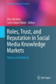Cover von Roles, Trust, and Reputation in Social Media Knowledge Markets