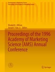 Cover von Proceedings of the 1996 Academy of Marketing Science (AMS) Annual Conference