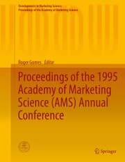 Cover von Proceedings of the 1995 Academy of Marketing Science (AMS) Annual Conference