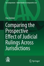 Cover von Comparing the Prospective Effect of Judicial Rulings Across Jurisdictions
