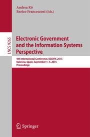 Cover von Electronic Government and the Information Systems Perspective