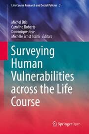 Cover von Surveying Human Vulnerabilities across the Life Course