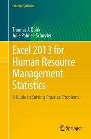 Cover von Excel 2013 for Human Resource Management Statistics