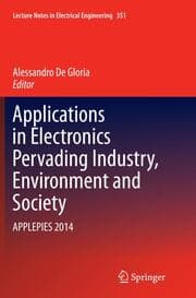 Cover von Applications in Electronics Pervading Industry, Environment and Society