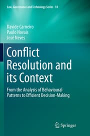 Cover von Conflict Resolution and its Context