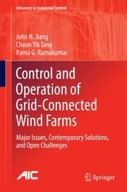 Cover von Control and Operation of Grid-Connected Wind Farms