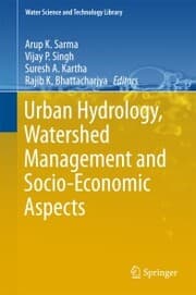 Cover von Urban Hydrology, Watershed Management and Socio-Economic Aspects