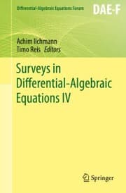 Cover von Surveys in Differential-Algebraic Equations IV
