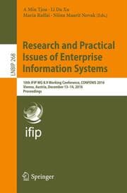 Cover von Research and Practical Issues of Enterprise Information Systems