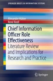 Cover von Chief Information Officer Role Effectiveness