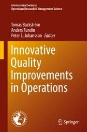 Cover von Innovative Quality Improvements in Operations