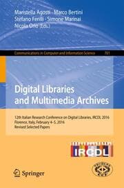 Cover von Digital Libraries and Multimedia Archives
