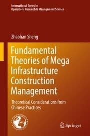 Cover von Fundamental Theories of Mega Infrastructure Construction Management