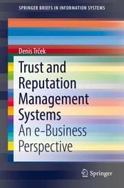 Cover von Trust and Reputation Management Systems