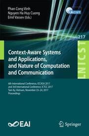 Cover von Context-Aware Systems and Applications, and Nature of Computation and Communication