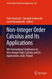 Cover von Non-Integer Order Calculus and its Applications
