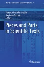 Cover von Pieces and Parts in Scientific Texts