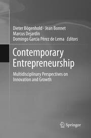 Cover von Contemporary Entrepreneurship