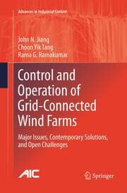 Cover von Control and Operation of Grid-Connected Wind Farms