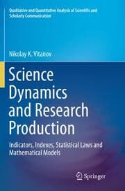Cover von Science Dynamics and Research Production