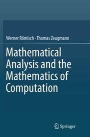 Cover von Mathematical Analysis and the Mathematics of Computation
