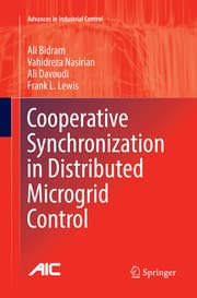 Cover von Cooperative Synchronization in Distributed Microgrid Control