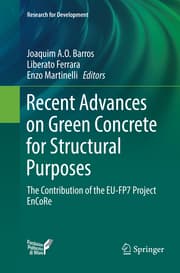 Cover von Recent Advances on Green Concrete for Structural Purposes